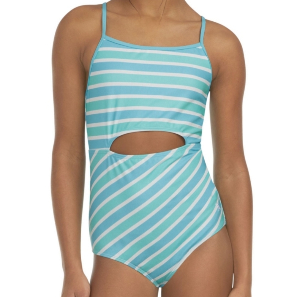 Hurley Girls One Piece Swimsuit Size 5/6